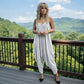 LUXE DIVA Women's Cami Lagenlook Baggy Harem Jumpsuit V Neck Playsuit