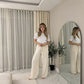LUXEDIVA Womens Ladies Wide Leg Drawstring Palazzo Bottom Trouser Pant