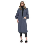 Load image into Gallery viewer, Ladies Oversized Long Cardigan Balloon Sleeve Chunky Ribbed Open Knitted Maxi Jumper Ladies Maxi Knitted Puff Sleeve 2 Pocket Cardigan Boyfriend Sweater Top UK One Size
