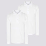 Load image into Gallery viewer, LUXE DIVA Boys Plain Polo Shirts Kids Summer Long Sleeve School T-Shirts Top School Shirts Uniform PE Top
