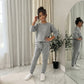 LUXE DIVA Girls Tracksuit Two Piece Set Sweatshirt Joggers Kids Casual Outfit