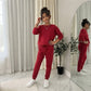 LUXE DIVA Girls Tracksuit Two Piece Set Sweatshirt Joggers Kids Casual Outfit
