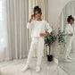 LUXE DIVA Girls Tracksuit Two Piece Set Sweatshirt Joggers Kids Casual Outfit