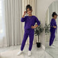 LUXE DIVA Girls Tracksuit Two Piece Set Sweatshirt Joggers Kids Casual Outfit