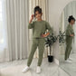 LUXE DIVA Girls Tracksuit Two Piece Set Sweatshirt Joggers Kids Casual Outfit