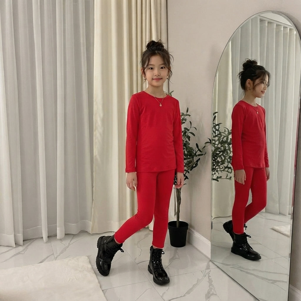 LUXE DIVA Girls 2-Piece Neon Summer