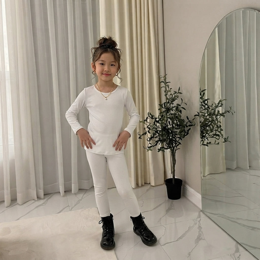 LUXE DIVA Girls 2-Piece Neon Summer