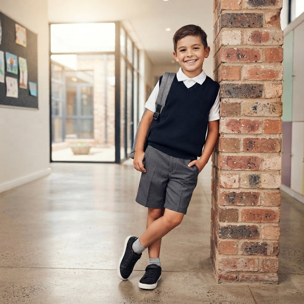 LUXE DIVA Boys School Uniform Cargo