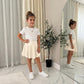LUXE DIVA Girls Skater Skirt High Waisted Flared Mini Tutu Skirt Ages 5–14