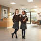LUXE DIVA Kids Pack of 2 Girls Boys V Neck Jumper School Uniform Long Sleeve Sweater