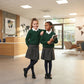 LUXE DIVA Kids Pack of 2 Girls Boys V Neck Jumper School Uniform Long Sleeve Sweater