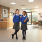 LUXE DIVA Kids Pack of 2 Girls Boys V Neck Jumper School Uniform Long Sleeve Sweater