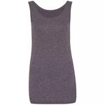 Load image into Gallery viewer, Womens Scoop Neck Sleeveless Ladies Long Stretch Plain Vest Strappy T-Shirt Top

