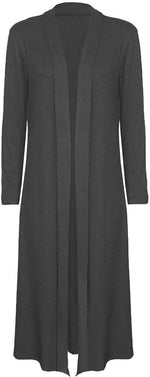 Load image into Gallery viewer, Womens Maxi Plus Size Long Cardigans for Women Collared Top
