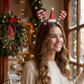 LUXE DIVA Festive Christmas Headbands for Adults – Fun Holiday Party Hair Accessories