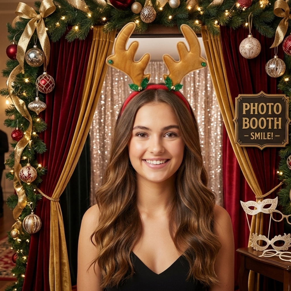 LUXE DIVA Festive Christmas Headbands for Adults – Fun Holiday Party Hair Accessories