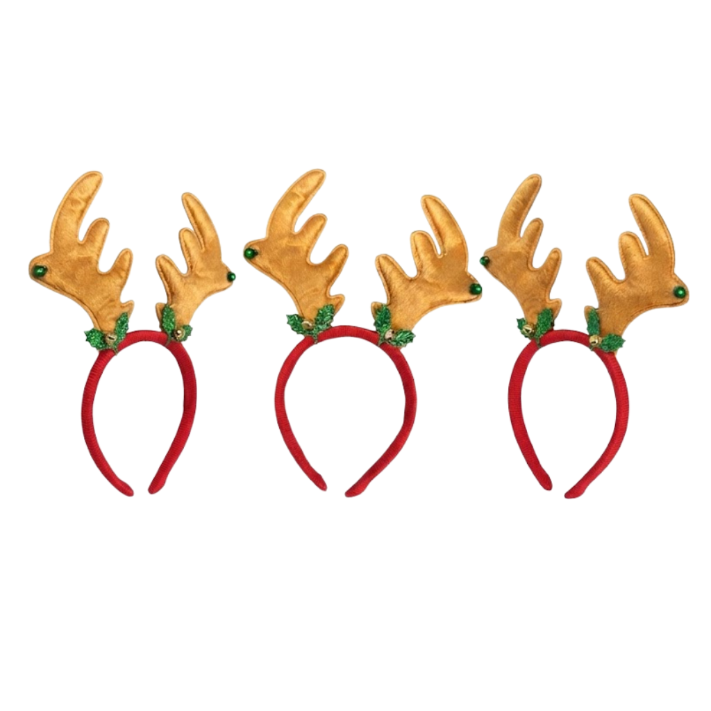 LUXE DIVA Festive Christmas Headbands for Adults – Fun Holiday Party Hair Accessories
