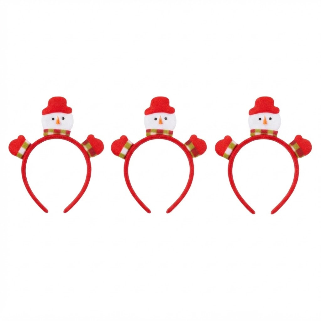 LUXE DIVA Festive Christmas Headbands for Adults – Fun Holiday Party Hair Accessories