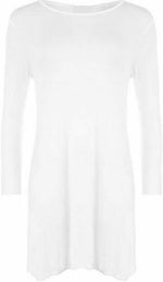 Load image into Gallery viewer, Womens Plain Long Sleeve Stretch A Line Skater Flared Swing Dress Top

