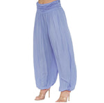 Load image into Gallery viewer, LUXE DIVA Women&#39;s Italian baggy harem Alibaba Ladies pants trousers UK Size 8-26 One Size Fit
