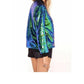 LUXE DIVA New sequin glitter bomber Ladies club dance party festival costume biker jacket