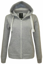 Load image into Gallery viewer, Girls Boys Children Fleece Plain Hoodie Top Kids Hooded Jacket Zip Up Warm Hoody 3-13 Years
