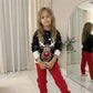 LUXE DIVA Women's Knitted Rudolph on wall Xmas Snowflake Ladies kids Reindeer Pom Jumpers