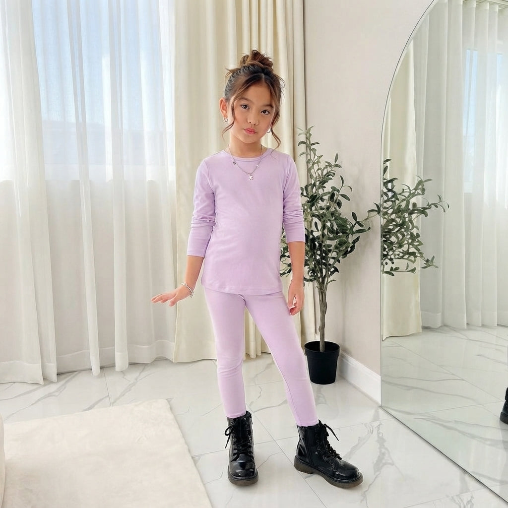 LUXE DIVA Girls 2-Piece Neon Summer