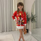 LUXE DIVA Christmas Jumpers Santa Suits LED Fairy Wings Turkey Gobbler Hat