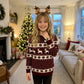 LUX DIVA Kids Knitted Christmas Jumper – Festive Long Sleeve Xmas Sweater