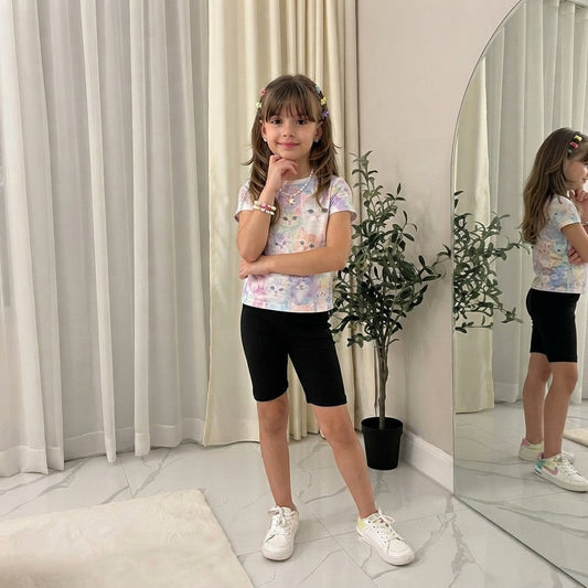 Girls Cotton Cycling Shorts Ð PE School Hotpants