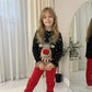 LUXE DIVA Kids Boys Girls Children Unisex XMAS Christmas Jumpers Knitted Reindeer Rudolph