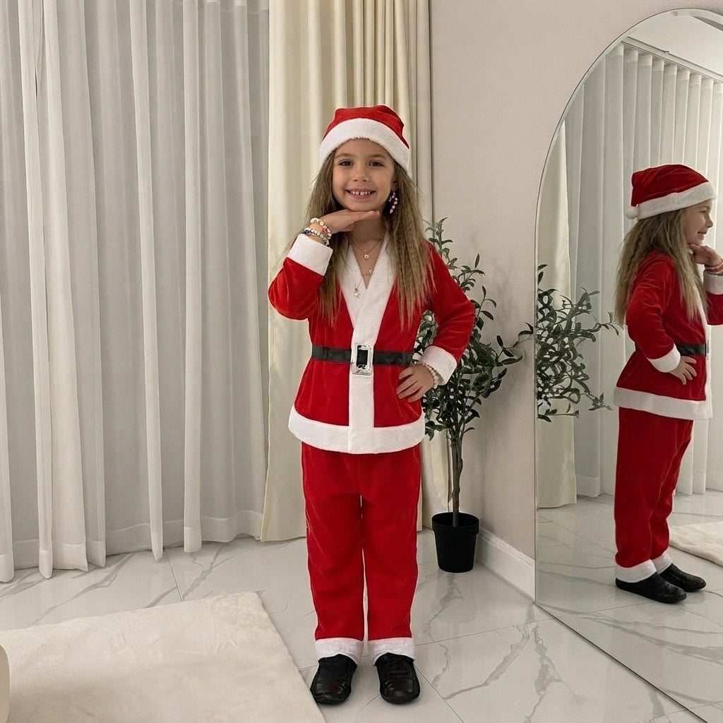 LUXE DIVA Christmas Jumpers Santa Suits LED Fairy Wings Turkey Gobbler Hat