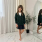 Girls V-Neck School Cardigans Long Sleeve Button-up knitwear for School Uniform