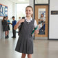 LUXE DIVA Girls School Pinafore Dress Box Pleated Skirt School Uniform