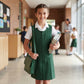 LUXE DIVA Girls School Pinafore Dress Box Pleated Skirt School Uniform