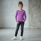 LUXE DIVA Kids Long Sleeve T-Shirt Ages 7–13 Boys Girls Casual Top