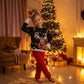LUXE DIVA Kids Christmas Jumper Boys Girls Festive Reindeer Bambi Snowflake Sweater