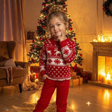 LUXE DIVA Kids Snowflakes Christmas Jumper