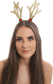 LUXE DIVA Christmas Headband Head Bopper One Size Hair Accessory for Fancy Dress & Parties Kids Adult