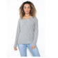 LUXE DIVA Women's V-Neck Cable Knit Jumper Long Sleeve Sweater