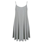 Load image into Gallery viewer, Women&#39;s Plain Cami Stretchy Flared Ladies Swing, Mini Dress Long Vest Top 8-22
