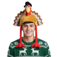 LUXE DIVA Adult Turkey Hat – Novelty Christmas, Xmas & Thanksgiving Fancy Dress Party Hat