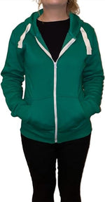 Load image into Gallery viewer, Ladies Plain Colour Hoodie Womens Fleece Hooded Top Zip Zipper Hoodie Sweatshirt Available in 22 Colours Plus Sizes 2XL-5XL
