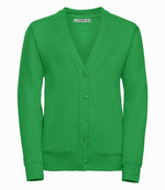 Load image into Gallery viewer, Girls V-Neck School Cardigans Long Sleeve Button-up knitwear for School Uniform
