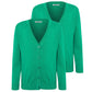 2 Pack Girls Knitted Cardigan for School Uniform Long Sleeve Sweat Knitted Cardigan - Ages 3-14 Years