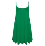 Load image into Gallery viewer, Women&#39;s Plain Cami Stretchy Flared Ladies Swing, Mini Dress Long Vest Top 8-22
