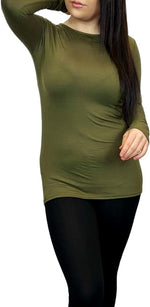 Load image into Gallery viewer, Ladies Long Sleeve T-Shirt Top Womens Size 8-26
