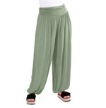 Load image into Gallery viewer, LUXE DIVA Women&#39;s Italian baggy harem Alibaba Ladies pants trousers UK Size 8-26 One Size Fit
