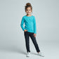 LUXE DIVA Girls Kids Plain Long Sleeve T-Shirt Round Neck Stretch School Top 2-13 Years
